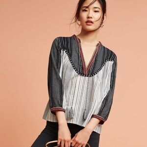Josephine Peasant Top